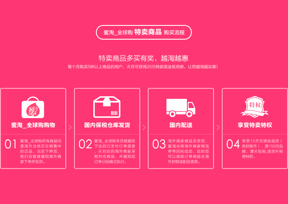 蜜淘全球购iPhone版4.2.1 1128海外购物狂欢节