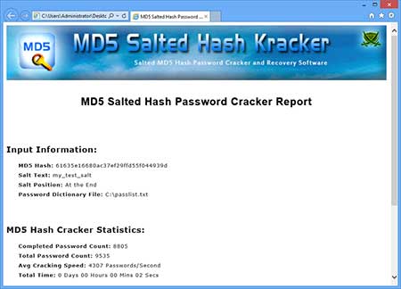 MD5 Salted Hash Kracker|md5密码破解工具2