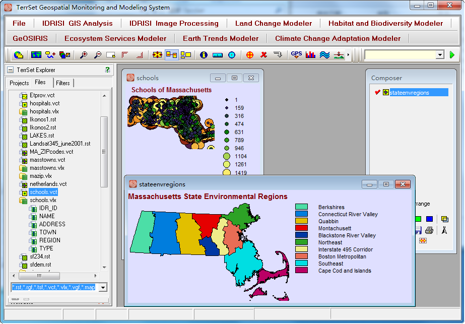 综合地理信息软件系统|Clark Labs TerrSet18.1