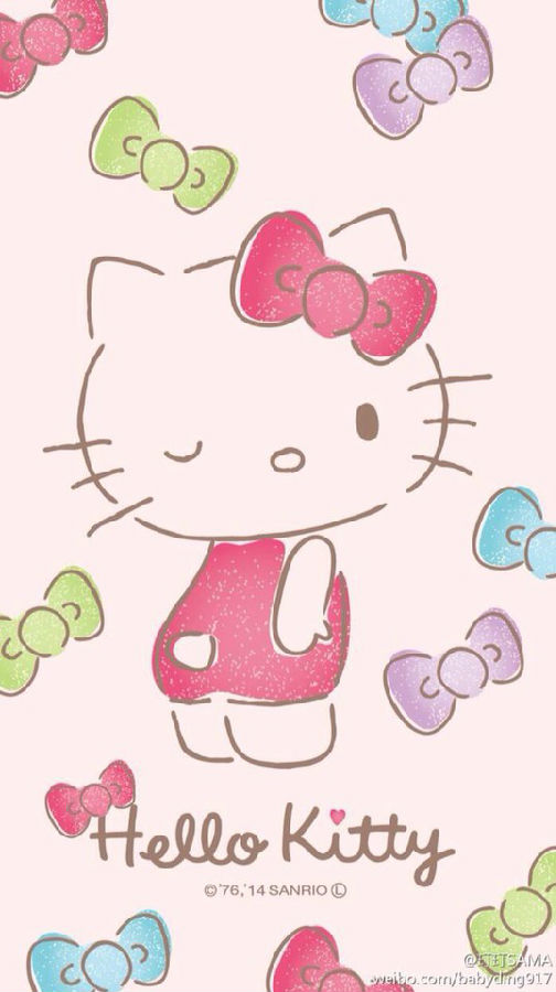 2016可爱的kitty猫手机壁纸 kitty猫你不懂的分红