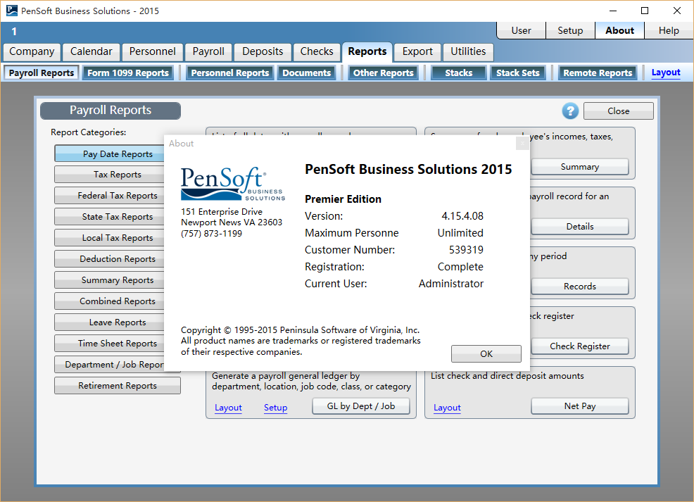 工资核算软件|PenSoft Business Solutions Prem