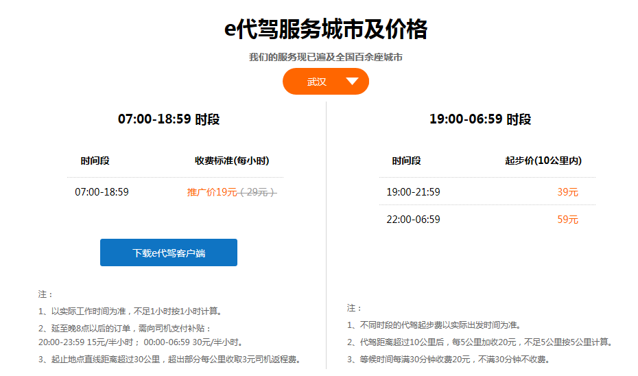 代驾价格表 北京武汉广州上海代驾价格_QQ下